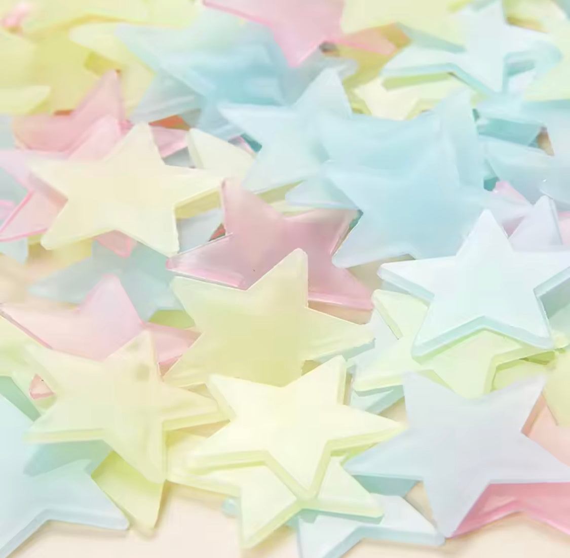 Set of 100 Fluorescents Star Stickers, Baby Room Colorful Fluorescent Sticker Home Decor, Stars Wall Stickers Set of 100 Fluorescents Star Stickers, Baby Room Colorful Fluorescent Sticker Home Decor, Stars Wall Stickers